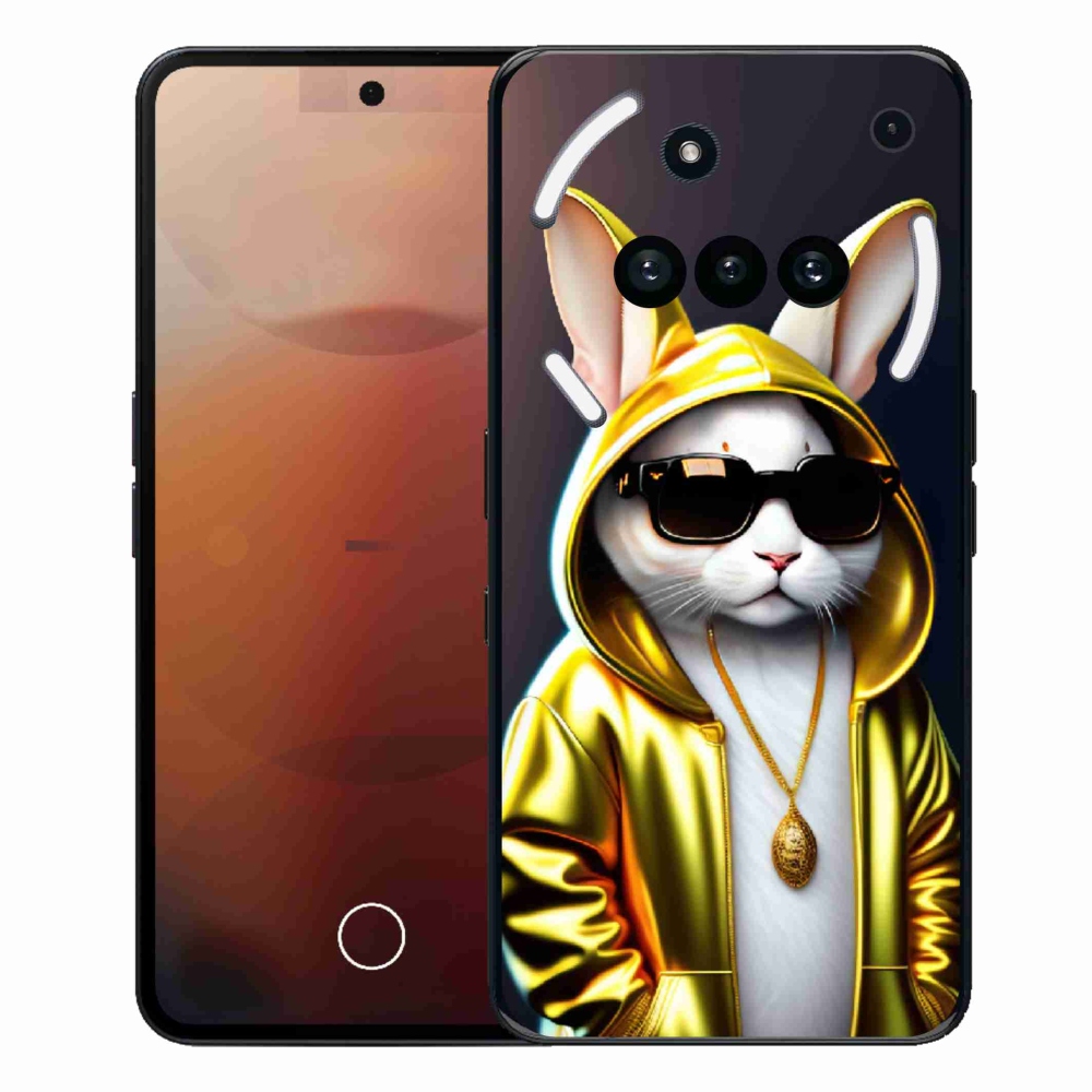 Zselés borítás mmCase a Semmi telefonhoz (3a) - cat boss