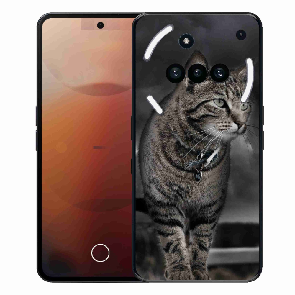 Zselés tok mmCase a Nothing Phone-hoz (3a) - cat