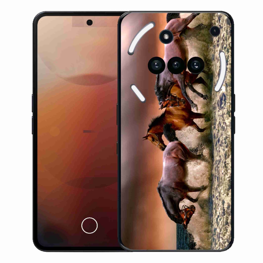 Zselés borítás mmCase for Nothing Phone (3a) - lovak 1