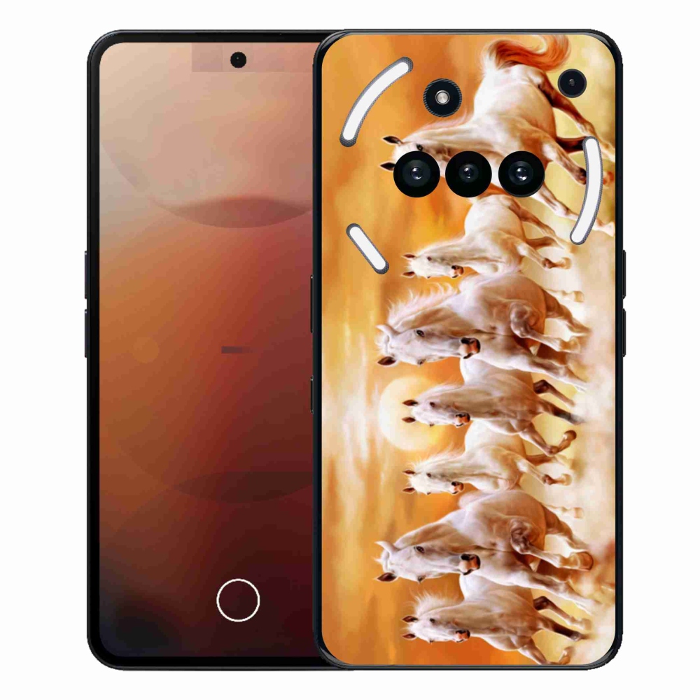Zselés borítás mmCase for Nothing Phone (3a) - lovak 2