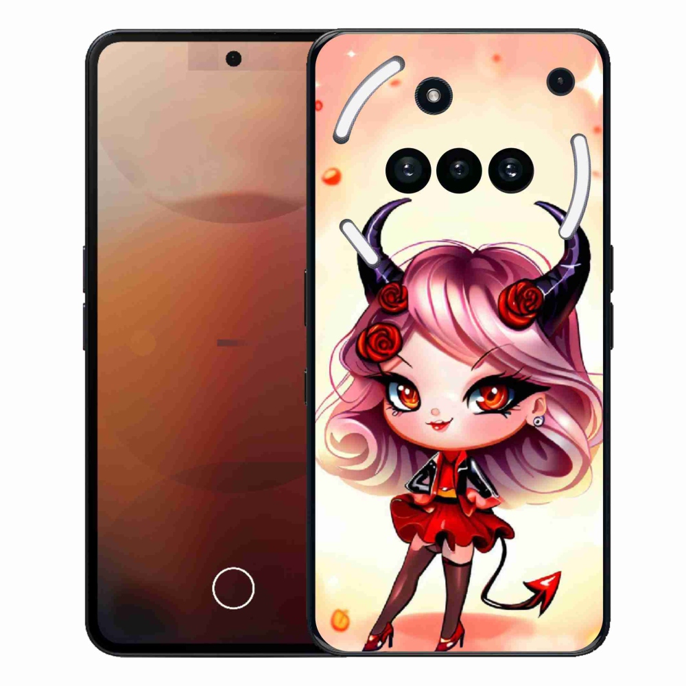 Zselés borító mmCase a Nothing Phone (3a) - cartoon devil (rajzfilm ördög) számára