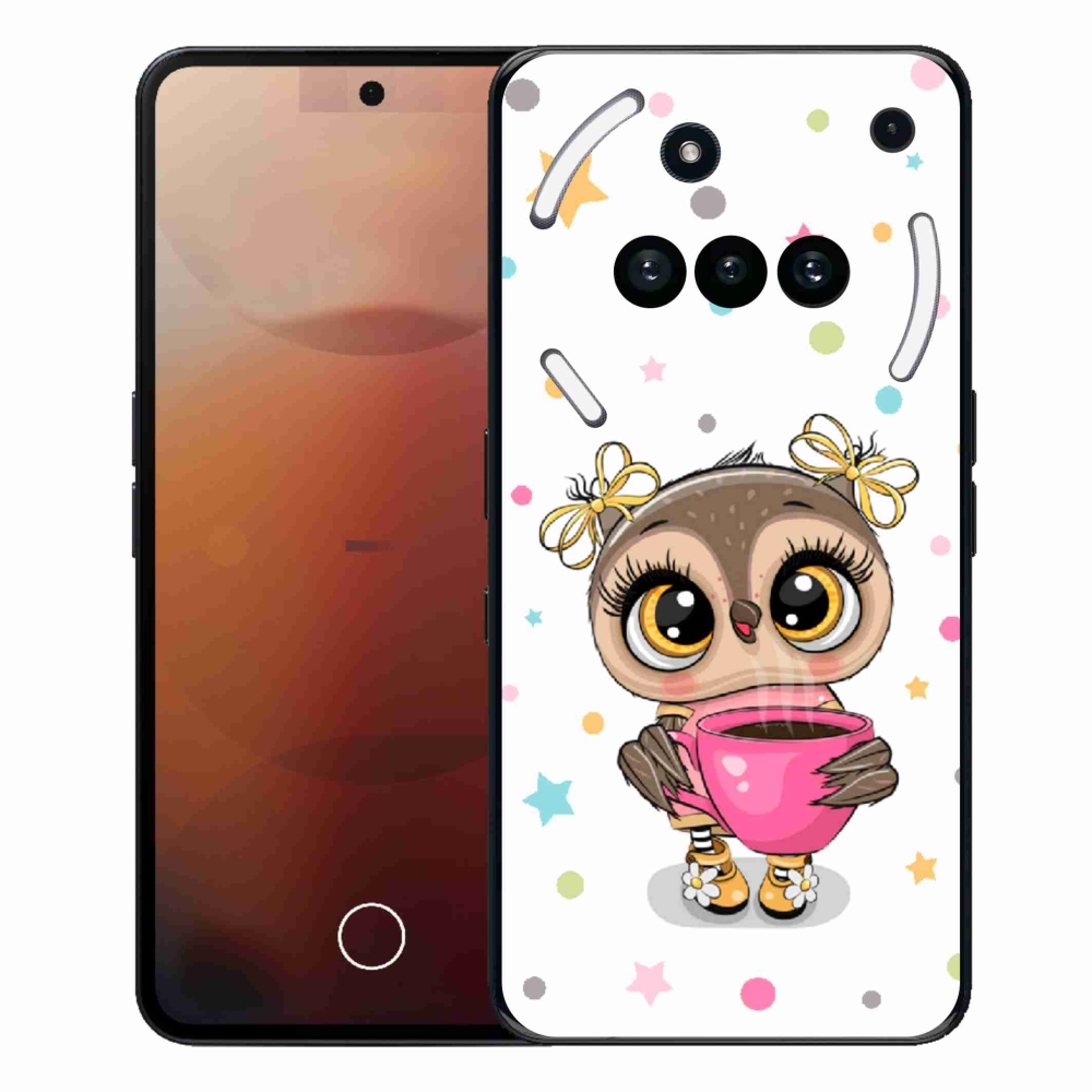 Zselés borító mmCase a Nothing Phone (3a) - rajzfilm bagolyhoz