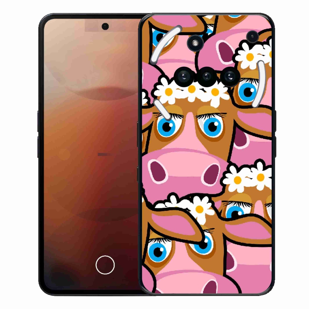 Zselés borítás mmCase a Nothing Phone (3a) - rajzfilm tehenek