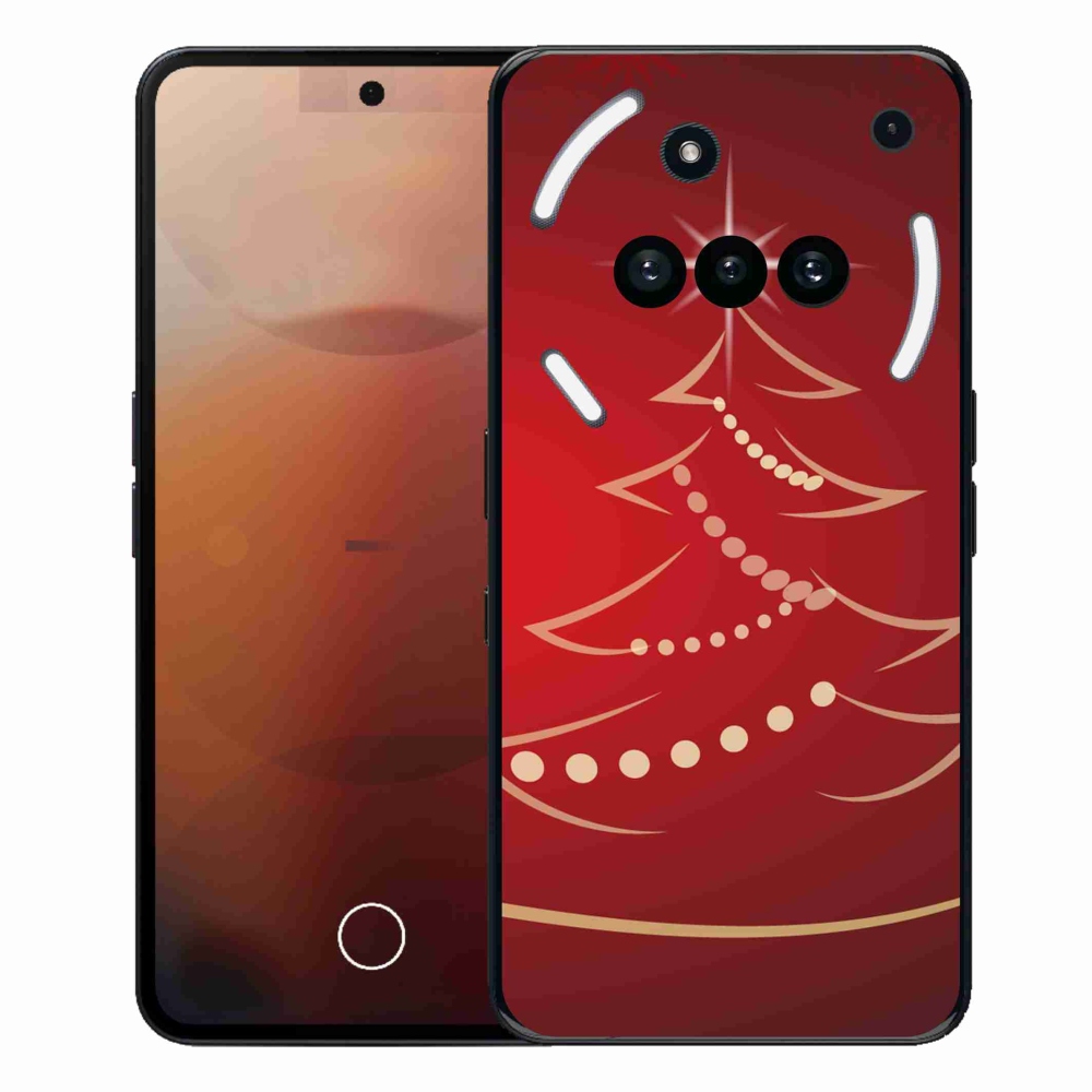Zselés borító mmCase a Nothing Phone (3a) - karácsonyfa karikatúra