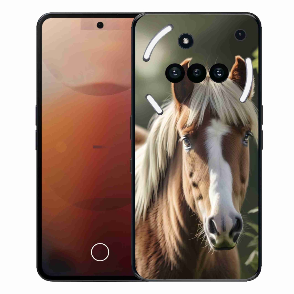 Zselés borítás mmCase for Nothing Phone (3a) - ló világos sörénnyel