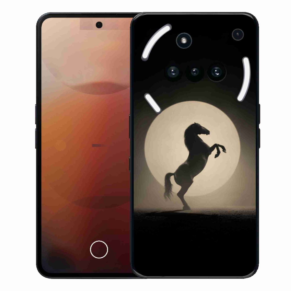 Zselés borítás mmCase a Nothing Phone-hoz (3a) - ló sziluettben