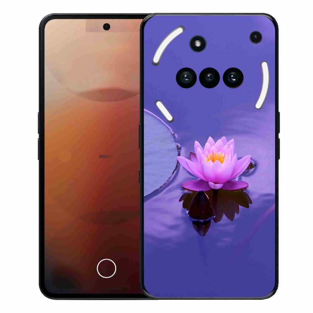 Zselés borító mmCase for Nothing Phone (3a) - virág a felületen