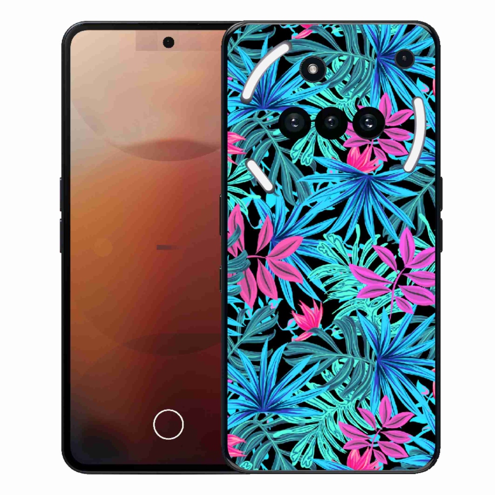 Zselés borítás mmCase a Nothing Phone (3a) - virágok 3