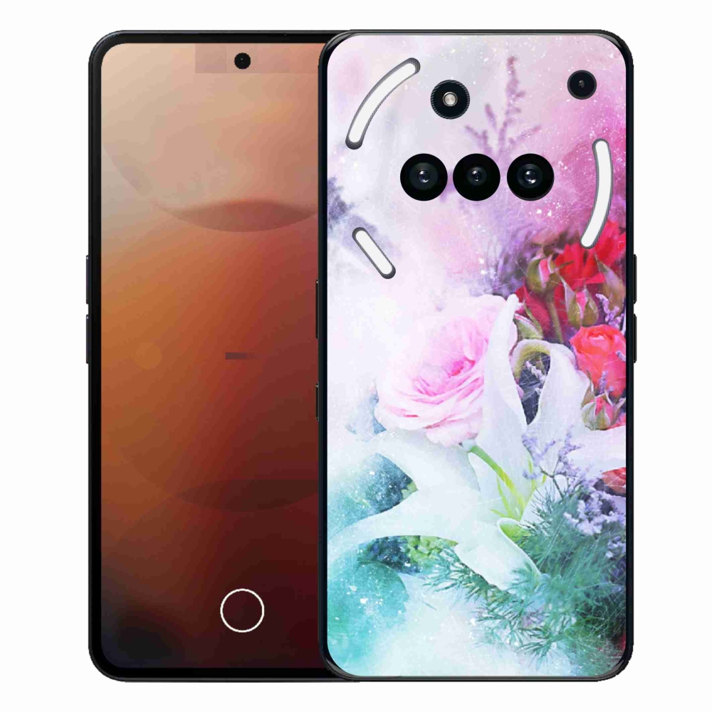 Zselés borító mmCase a Nothing Phone (3a) - virág 4