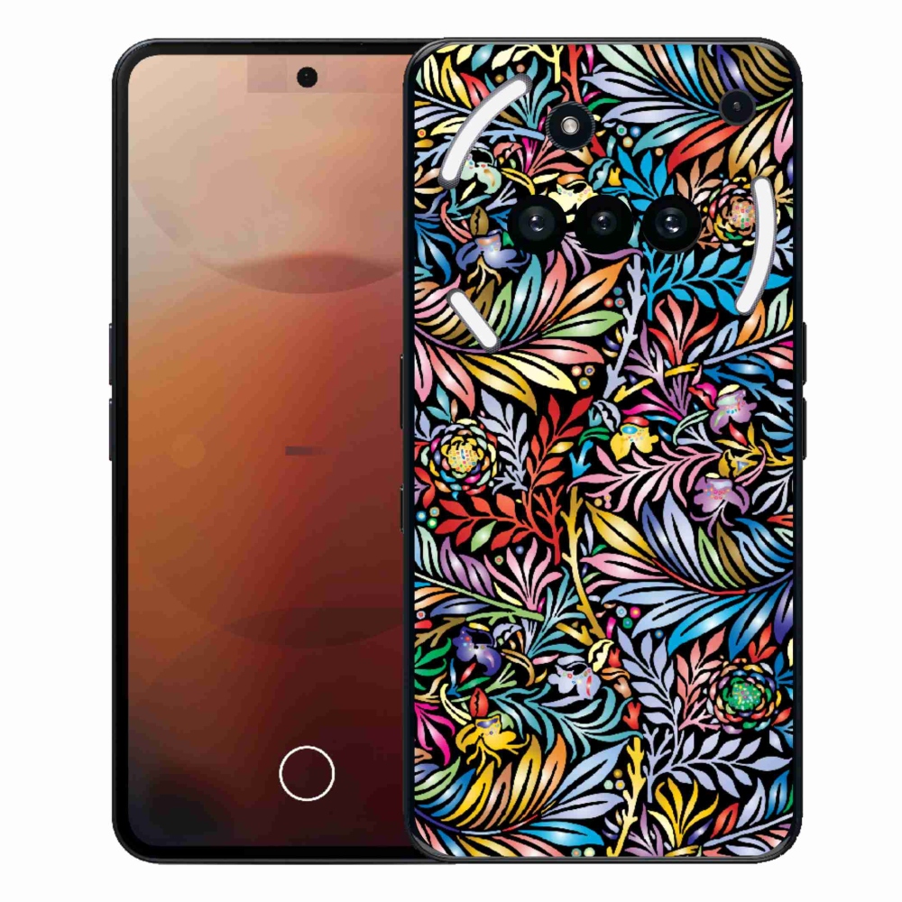 Zselés borító mmCase a Semmi telefonhoz (3a) - virágok 5
