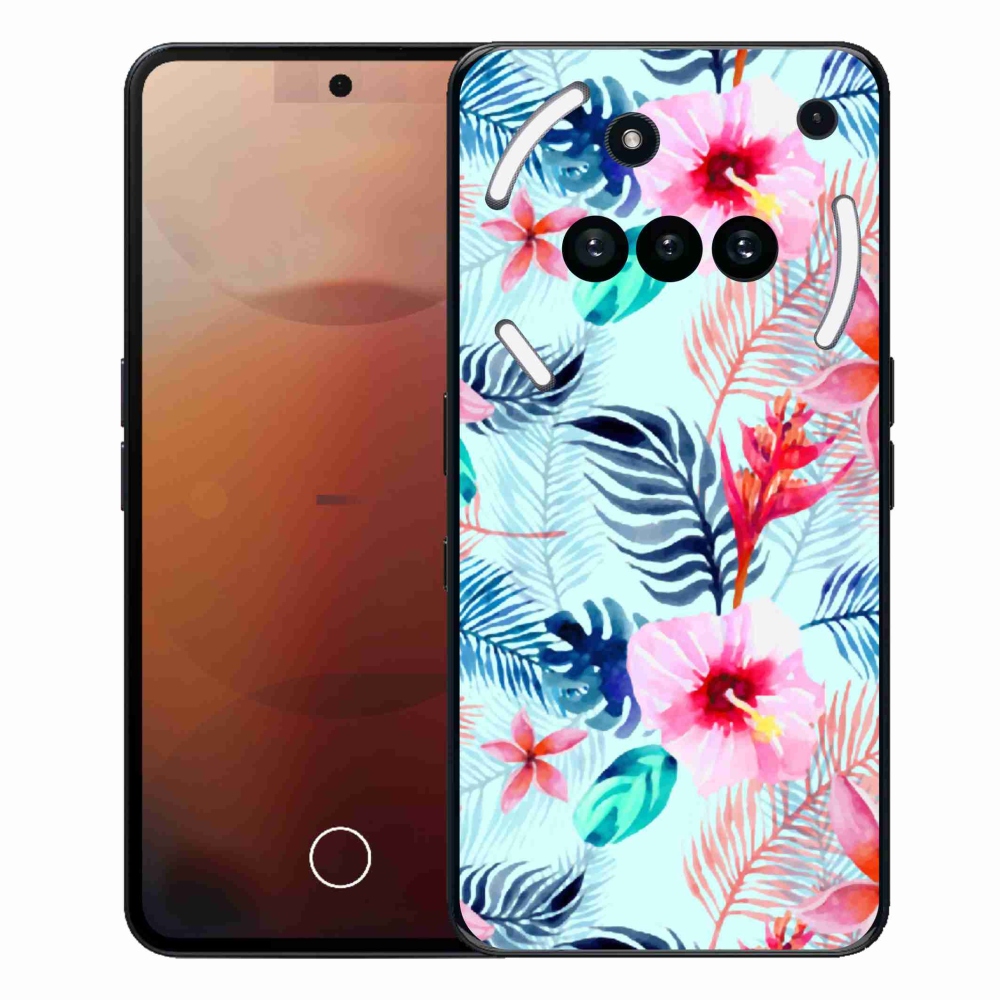 Zselés borító mmCase a Nothing Phone-hoz (3a) - virágok