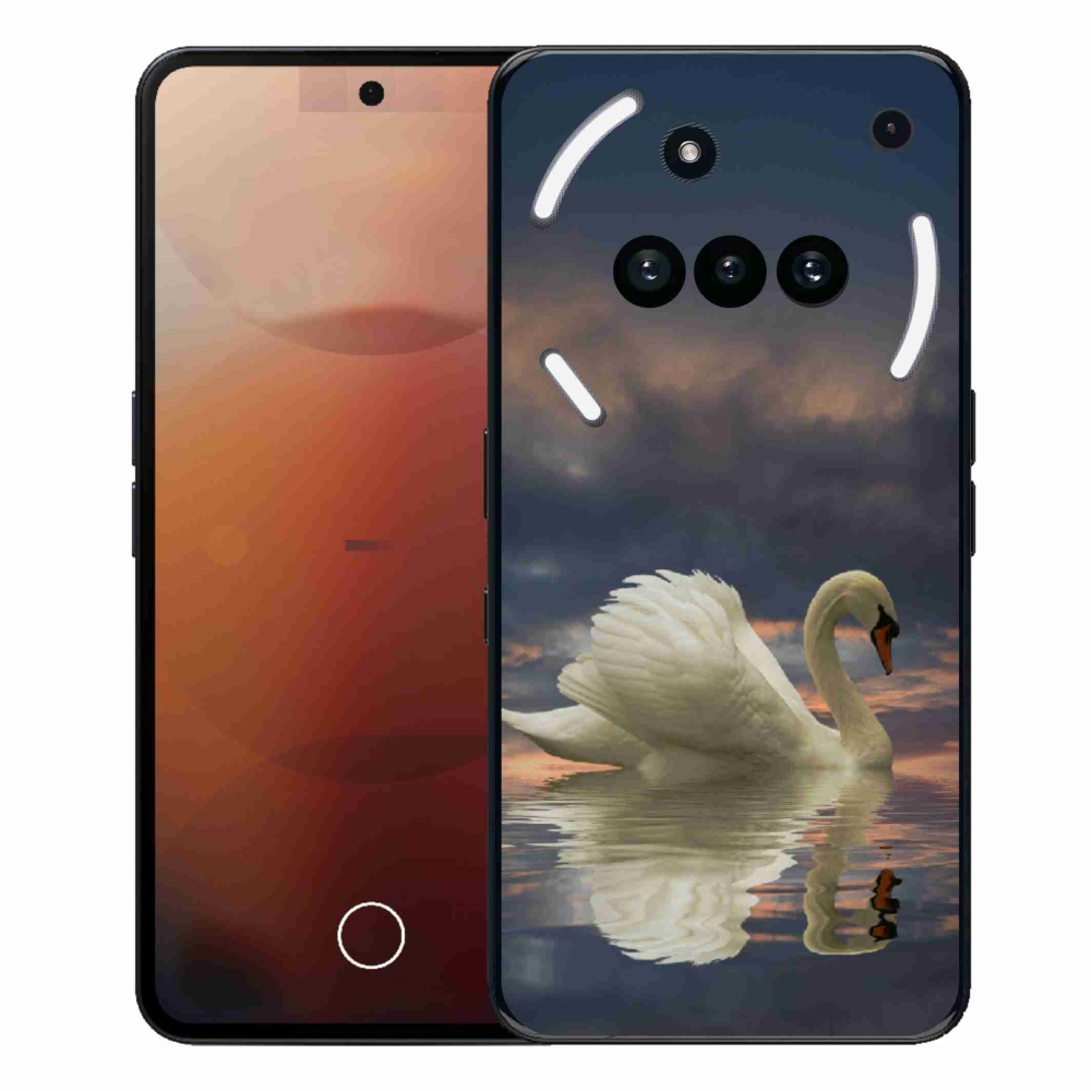 Zselés tok mmCase a Nothing Phone telefonhoz (3a) - hattyú