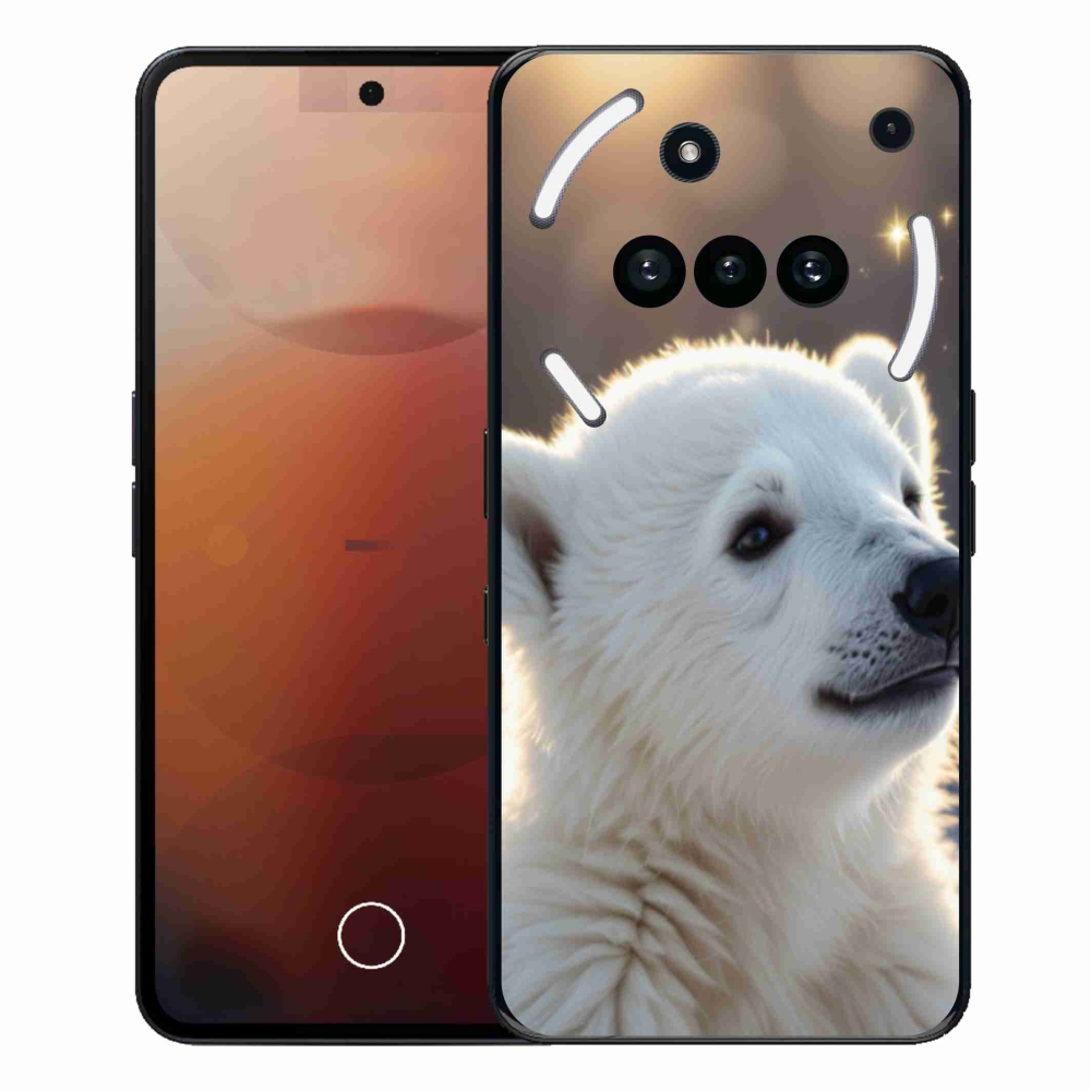 Zselés tok mmCase a Nothing Phone telefonhoz (3a) - jegesmedve