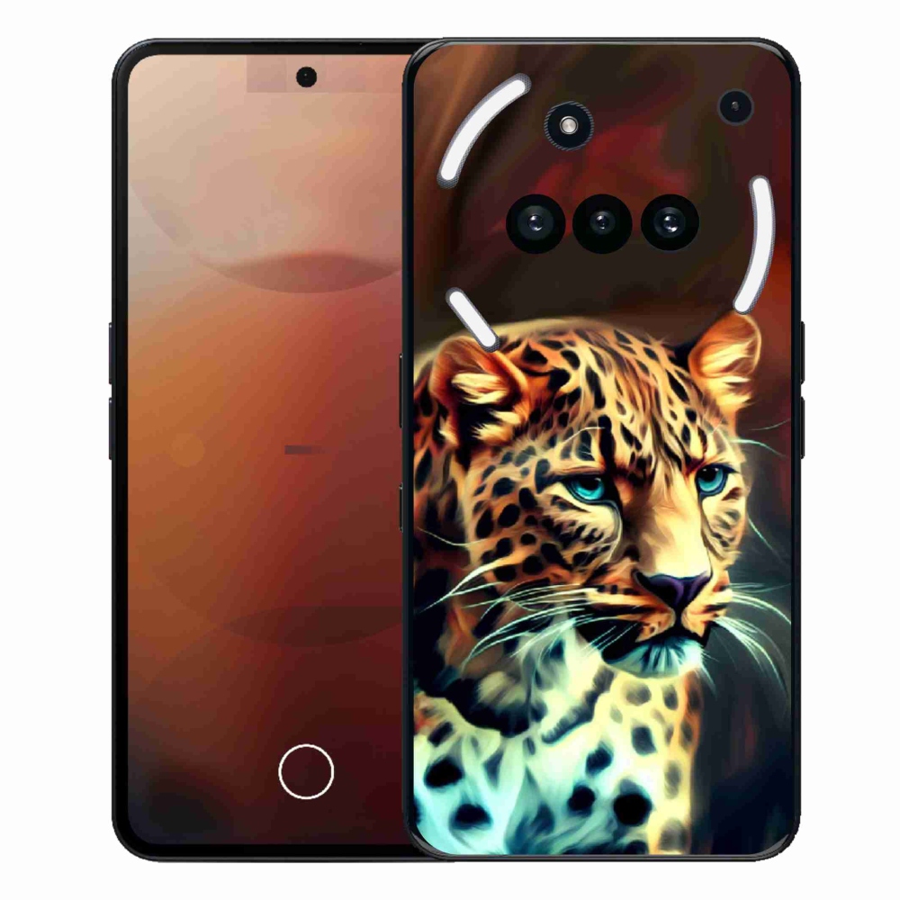 Zselés tok mmCase a Nothing Phone (3a) készülékhez - leopárd színű