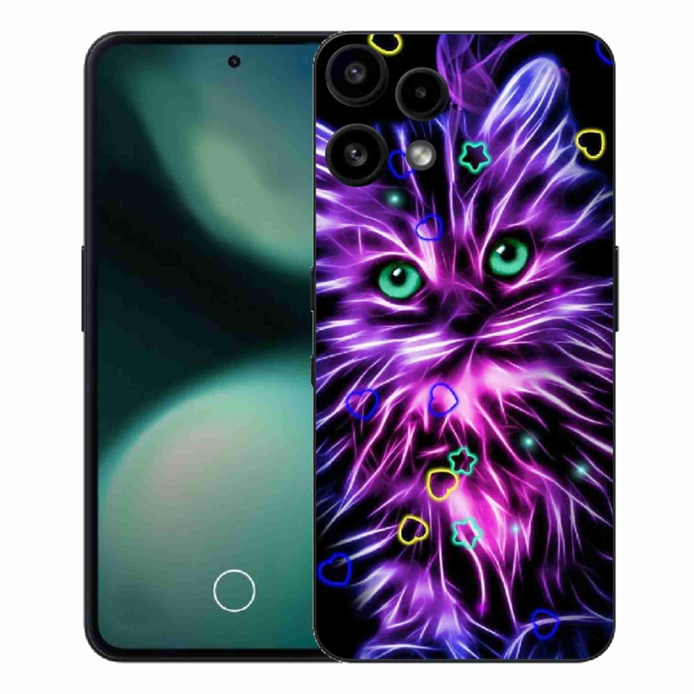 Zselés borítás mmCase a Nothing Phone (3a) Lite készülékhez - absztrakt macska