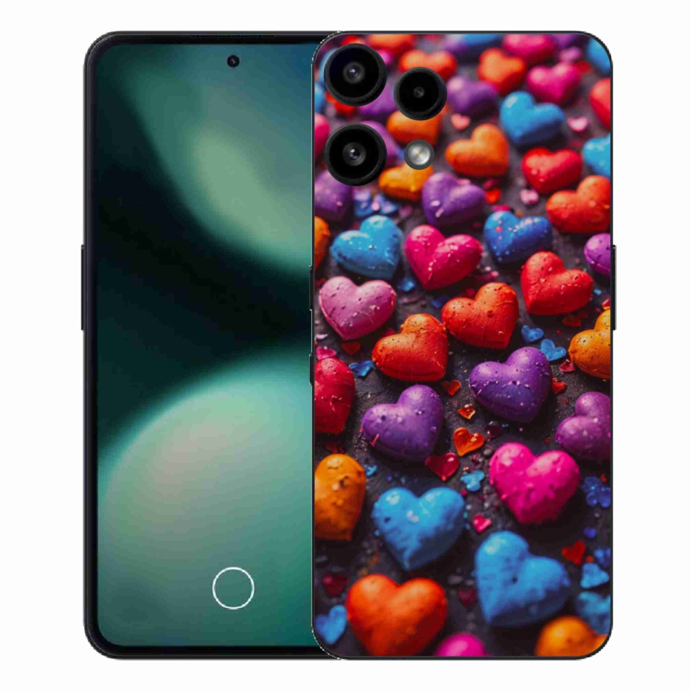 Zselés borító mmCase a Nothing Phone (3a) Lite készülékhez - színes szív