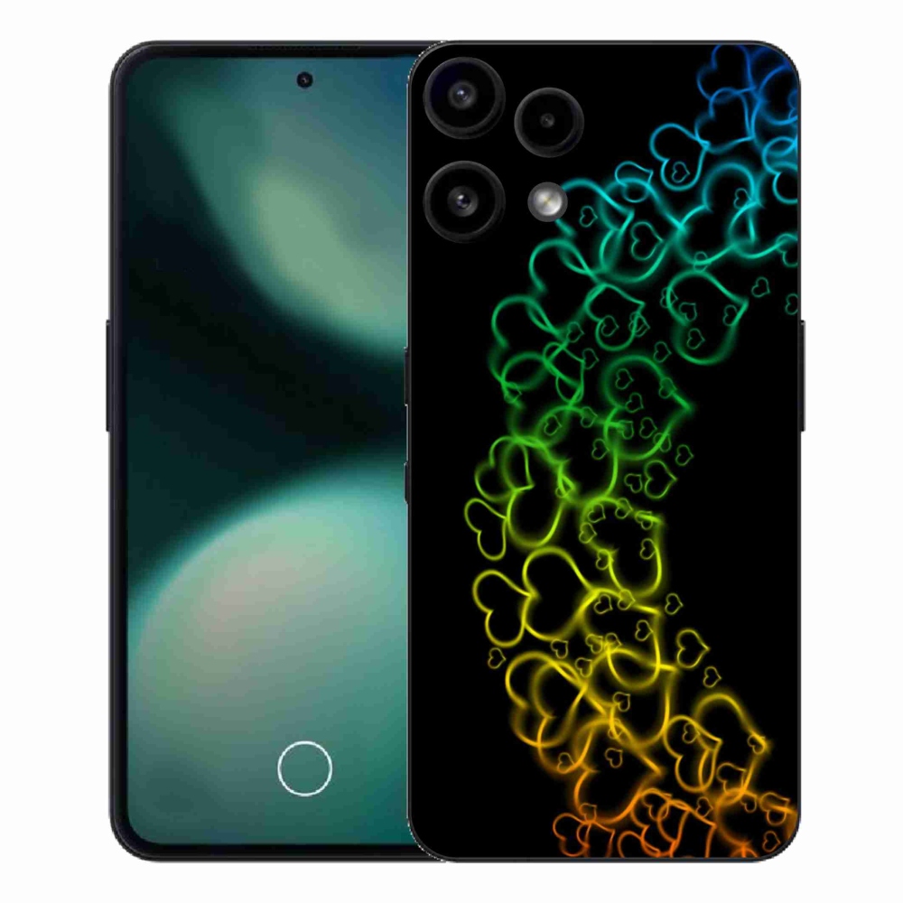 Zselés borító mmCase a Nothing Phone (3a) Lite készülékhez - színes szívek