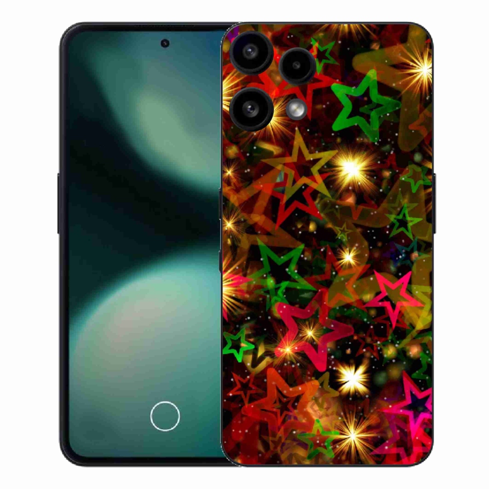 Zselés borítás mmCase a Nothing Phone (3a) Lite készülékhez - színes csillagok