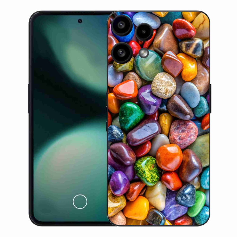 Zselés borító mmCase a Nothing Phone (3a) Lite készülékhez - színes strasszkövek