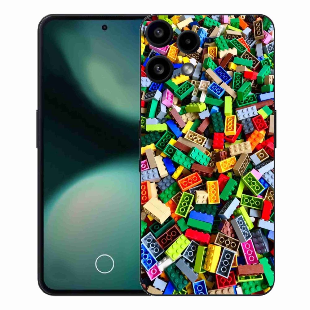Zselés borító mmCase a Nothing Phone (3a) Lite készülékhez - színes építőkockák