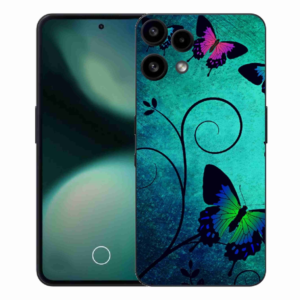Zselés borító mmCase a Nothing Phone (3a) Lite készülékhez - színes pillangók