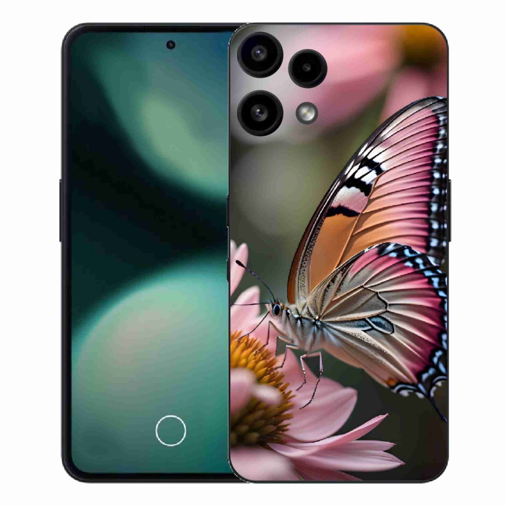 Zselés borítás mmCase a Nothing Phone (3a) Lite készülékhez - színes pillangó