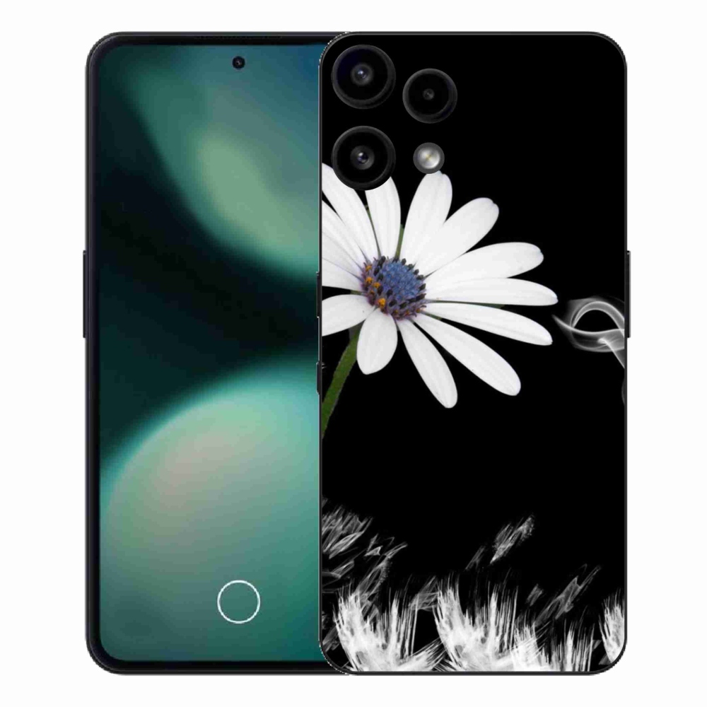 Zselés borítás mmCase a Nothing Phone (3a) Lite készülékhez - fehér virág