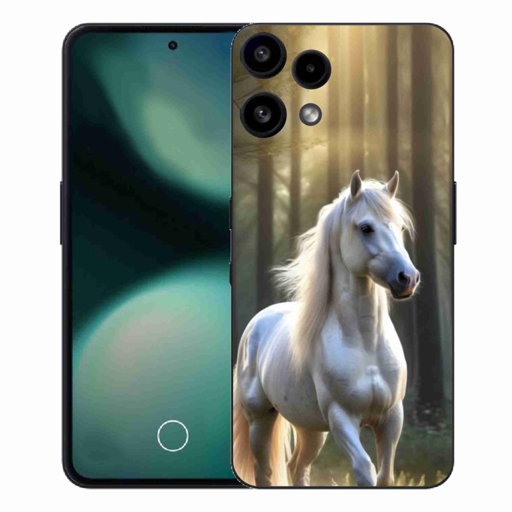 Zselés borítás mmCase a Nothing Phone (3a) Lite készülékhez - fehér ló 3