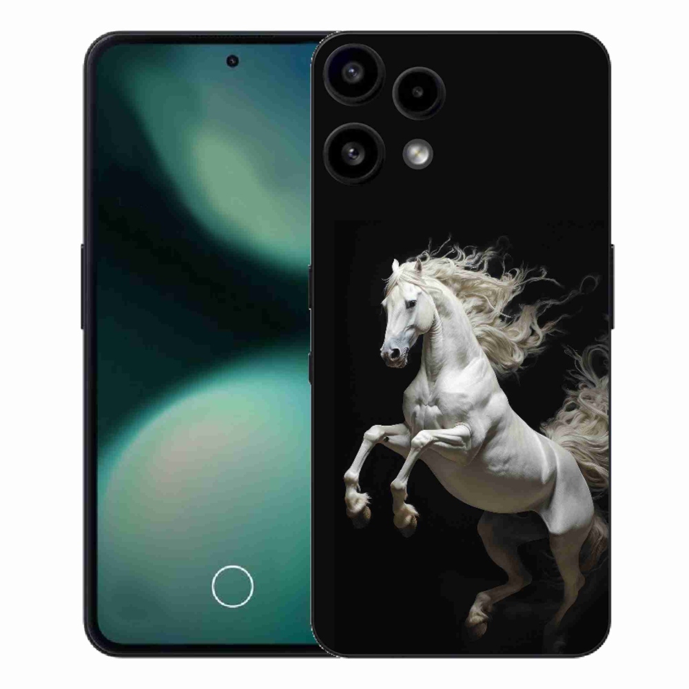Zselés borítás mmCase a Nothing Phone (3a) Lite készülékhez - fehér ló 4