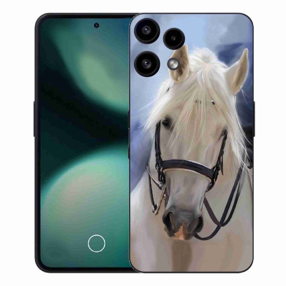 Zselés borítás mmCase a Nothing Phone (3a) Lite készülékhez - fehér ló