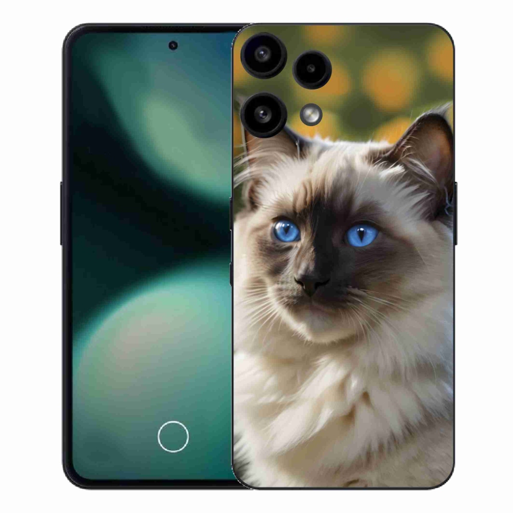 Zselés borítás mmCase a Nothing Phone (3a) Lite készülékhez - fehér rongybaba