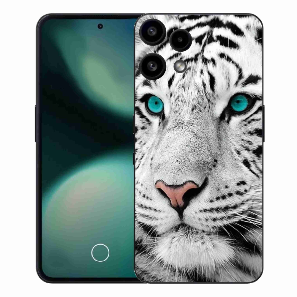 Zselés borítás mmCase a Nothing Phone (3a) Lite készülékhez - fehér tigris