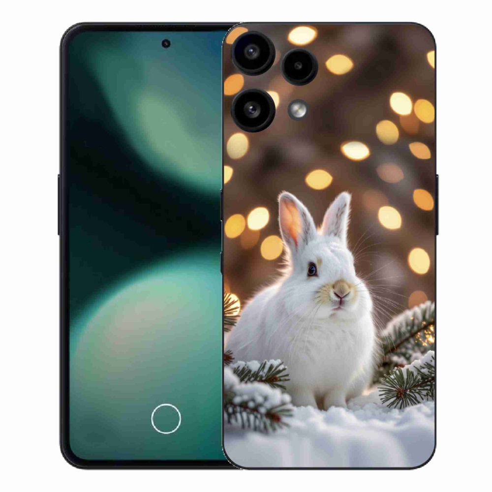 Zselés borítás mmCase a Nothing Phone (3a) Lite készülékhez - fehér nyúl
