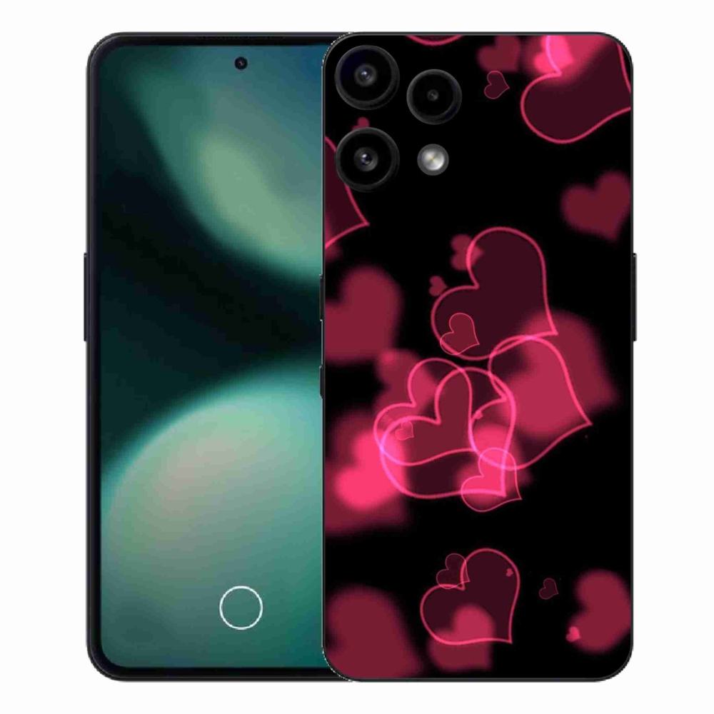 Zselés borítás mmCase a Nothing Phone (3a) Lite készülékhez - piros szívek