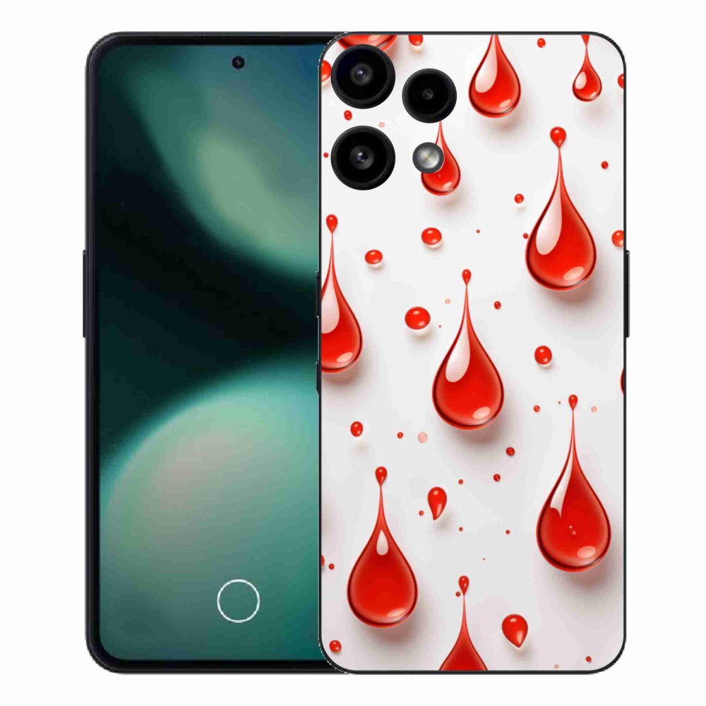 Zselés borítás mmCase a Nothing Phone (3a) Lite készülékhez - piros cseppek