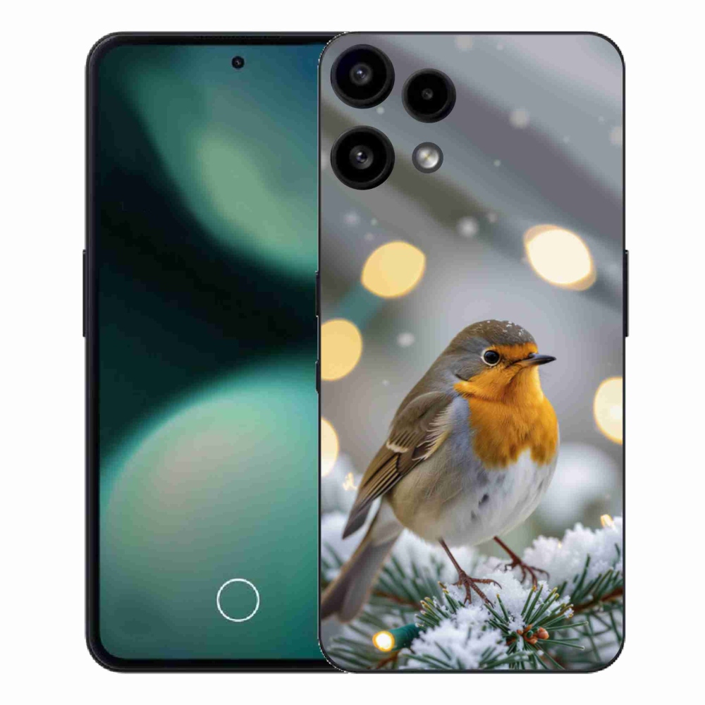 Zselés borítás mmCase a Nothing Phone (3a) Lite készülékhez - piros télen