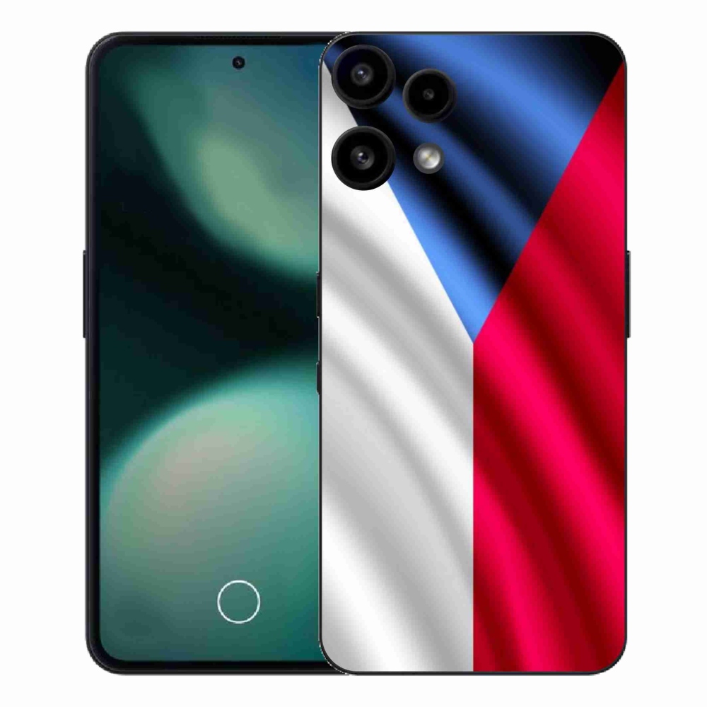 Zselés borító mmCase a Nothing Phone (3a) Lite készülékhez - cseh zászló