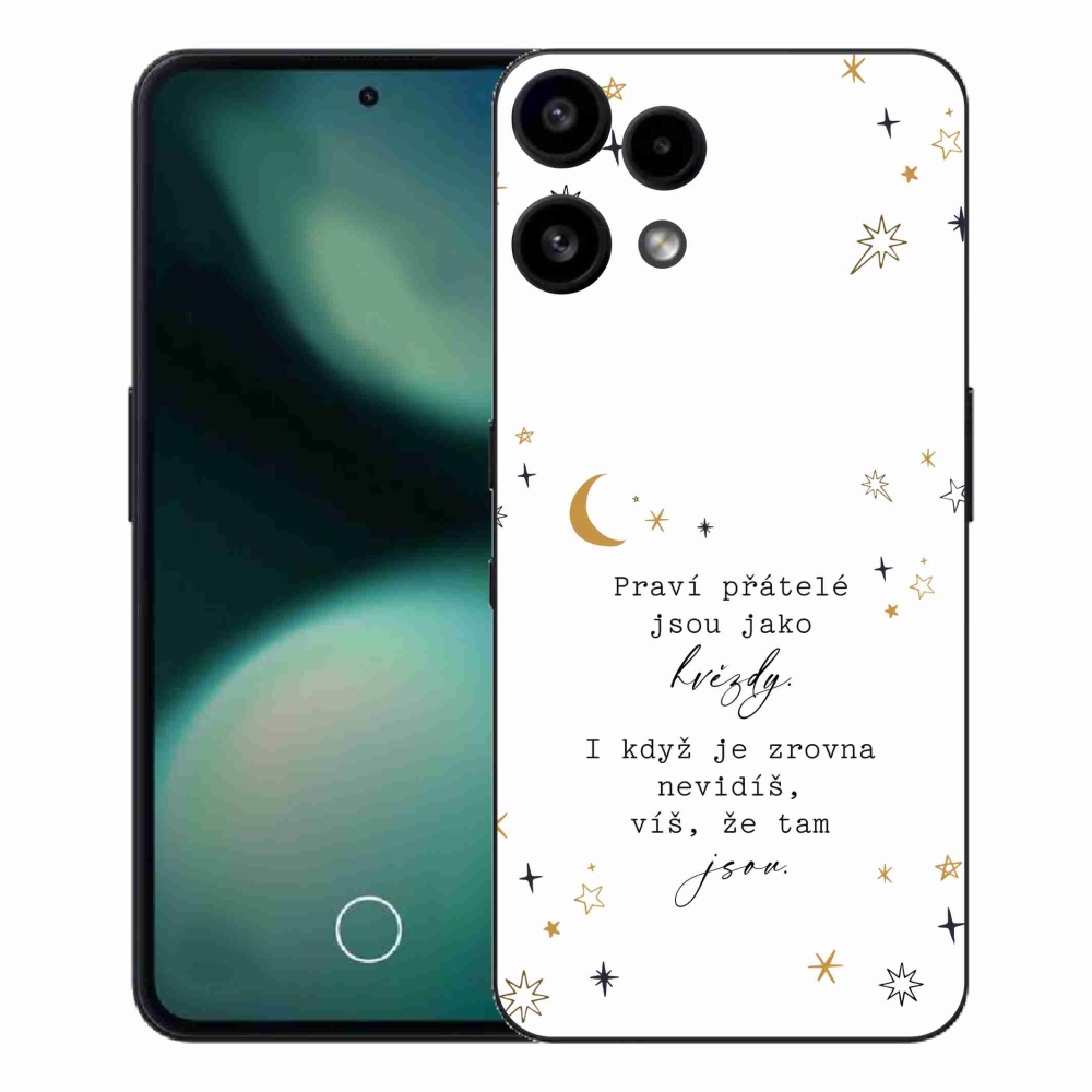 Zselés borító mmCase a Nothing Phone (3a) Lite készülékhez - Idézet 6 fehér háttér