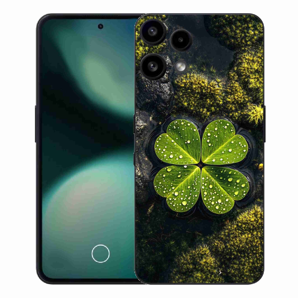 Zselés borító mmCase a Nothing Phone (3a) Lite készülékhez - négylevelű lóhere