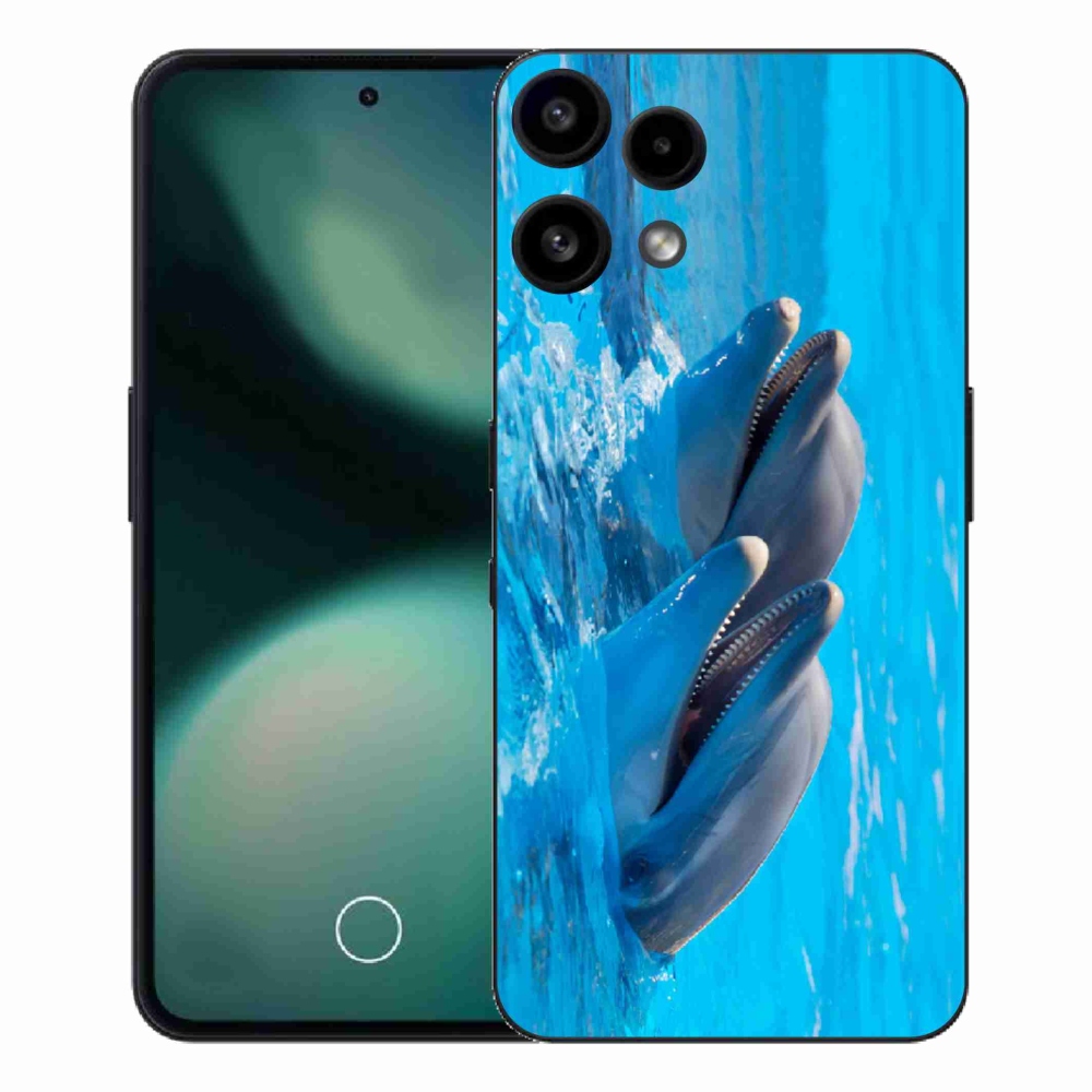 Zselés borítás mmCase a Nothing Phone (3a) Lite készülékhez - delfinek