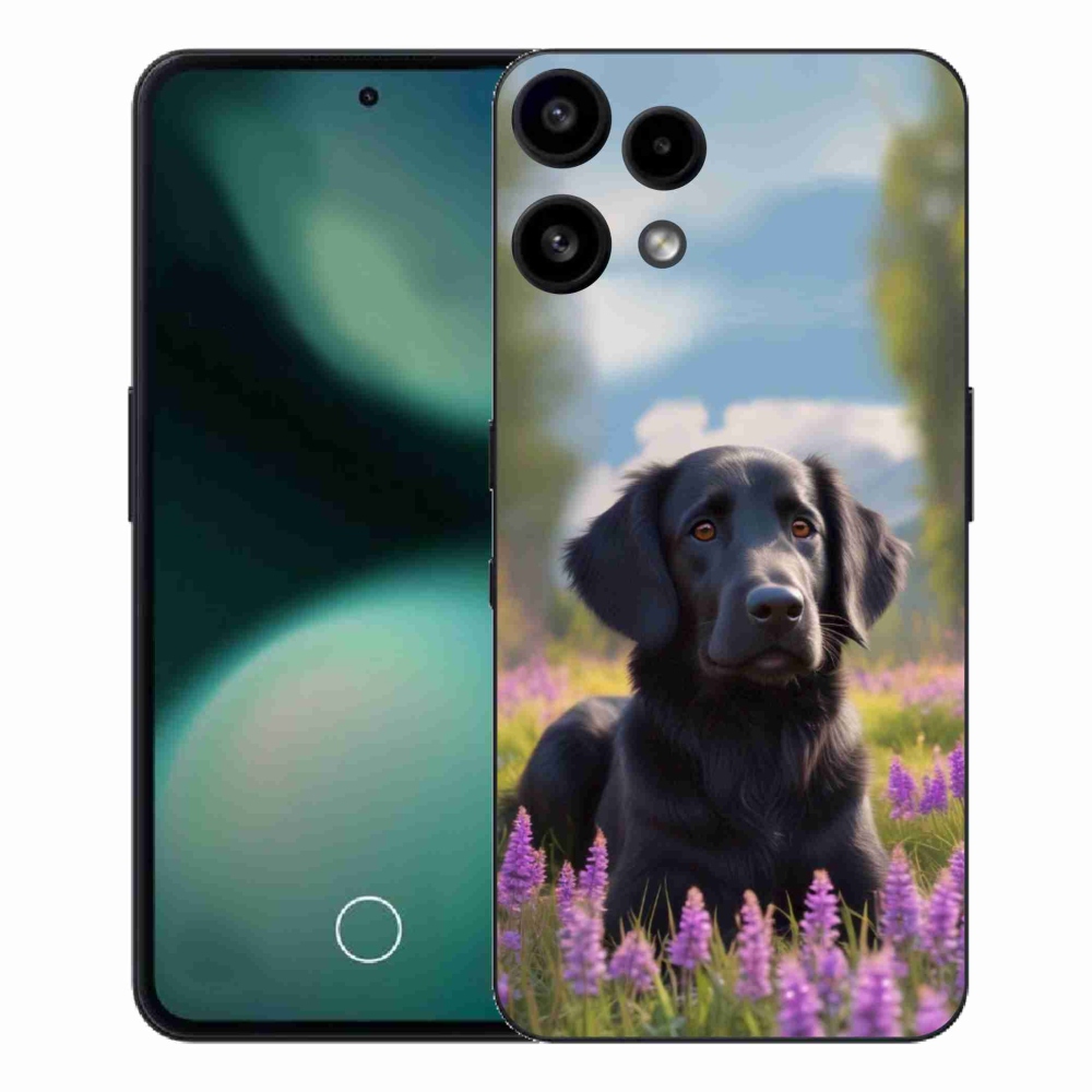 Zselés borító mmCase a Nothing Phone (3a) Lite készülékhez - elegáns fekete retriever