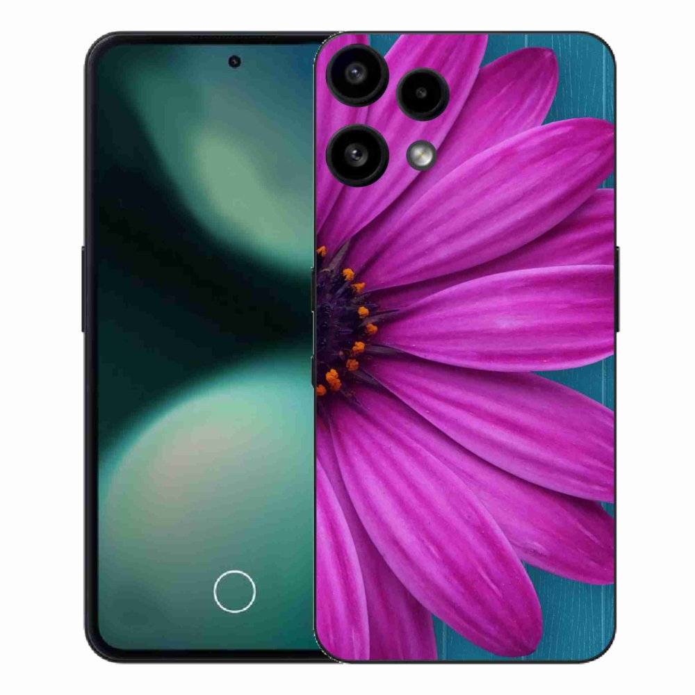 Zselés borítás mmCase a Nothing Phone (3a) Lite készülékhez - lila margaréta