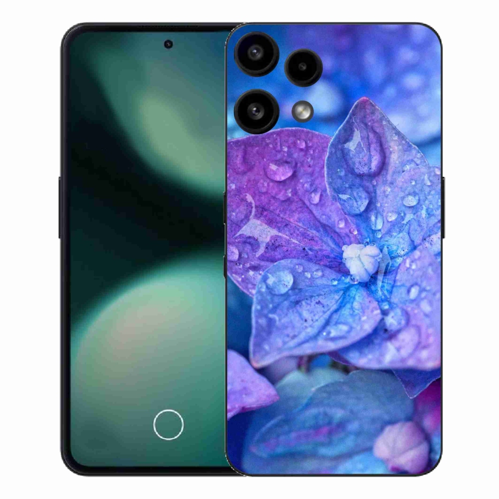 Zselés borító mmCase a Nothing Phone (3a) Lite készülékhez - lila virág