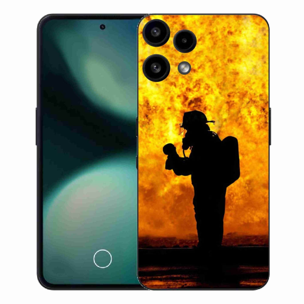 Zselés borítás mmCase a Nothing Phone (3a) Lite készülékhez - tűzoltó