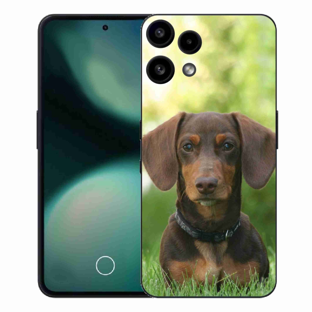 Zselés borítás mmCase a Nothing Phone (3a) Lite készülékhez - barna tacskó