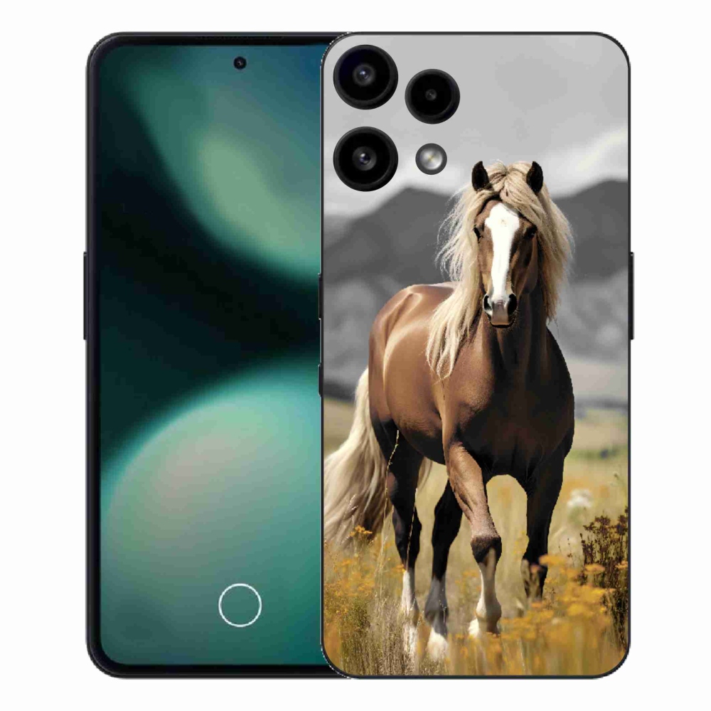 Zselés tok mmCase a Nothing Phone (3a) Lite készülékhez - barna ló 1