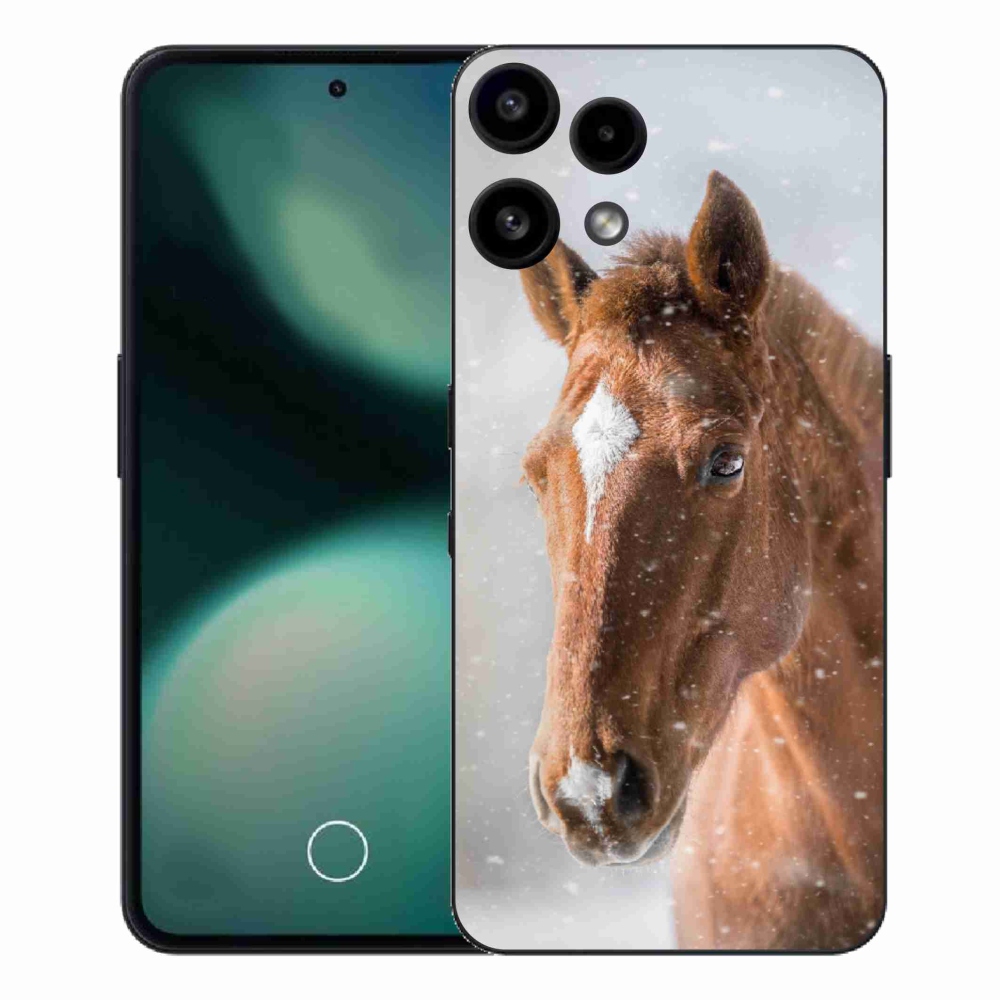 Zselés tok mmCase a Nothing Phone (3a) Lite készülékhez - barna ló 2
