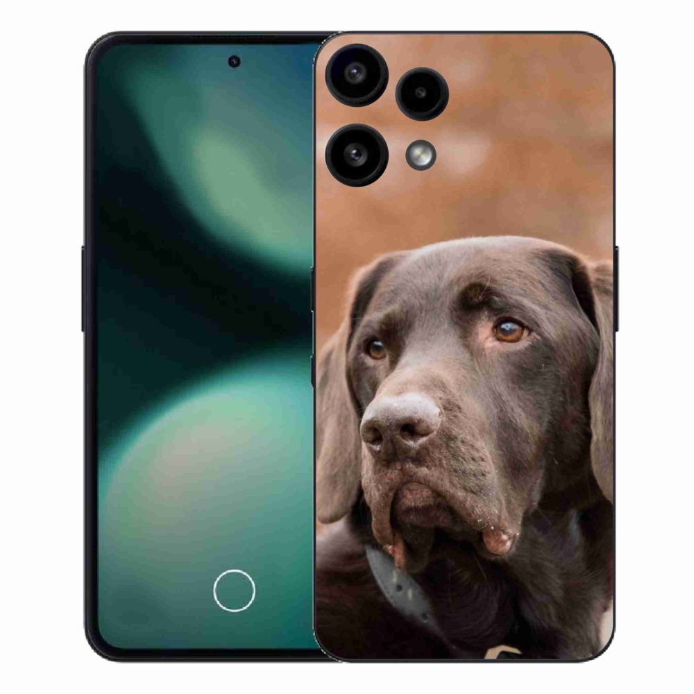 Zselés borítás mmCase a Nothing Phone (3a) Lite készülékhez - barna labrador