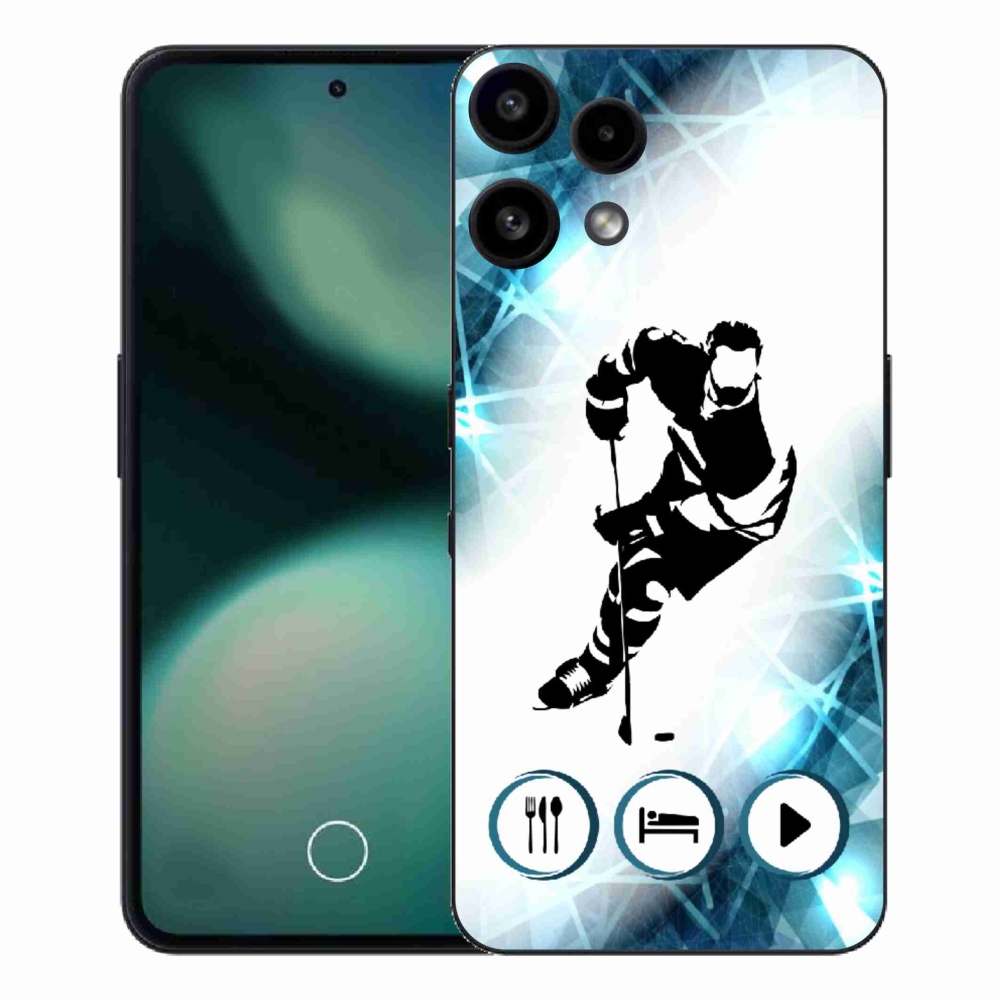 Zselés borítás mmCase a Nothing Phone (3a) Lite készülékhez - jégkorong 1