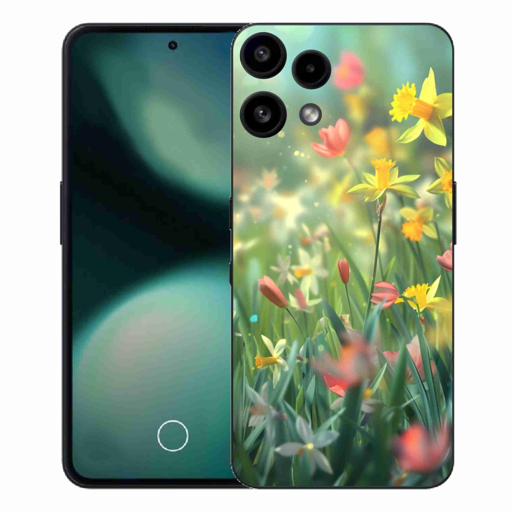 Zselés borító mmCase a Nothing Phone (3a) Lite készülékhez - tavaszi virágok